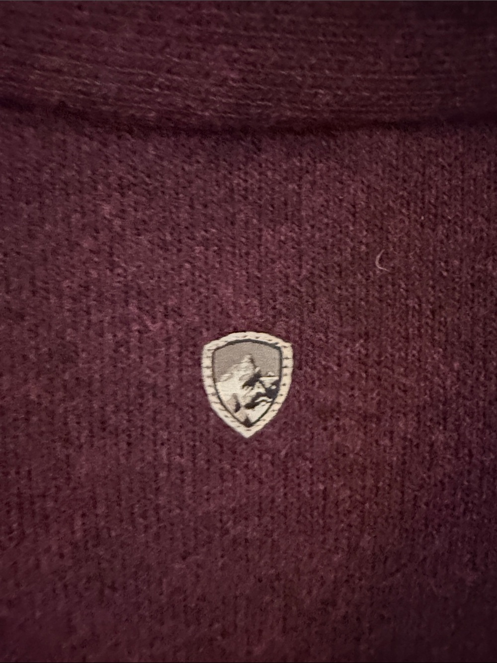 Kuhl Women's Trench-Style Fleece Coat in Deep Plum - Picture 7 of 7